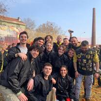 Orange Throwing Festival in Ivrea (small town outside Torino) that occurs every spring for carnival. 