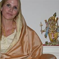 At home in India 