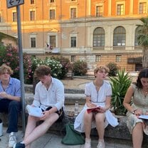 Sketching architecture together in Rome