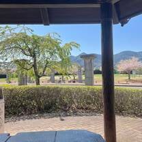 The view from the gazebo behind the university.