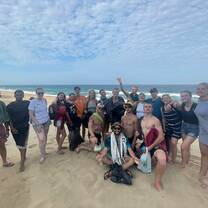 Beach clean up in Sodwana