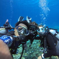 Post coral restoration selfie