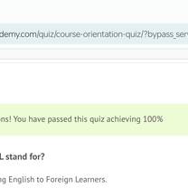 Feeling great with a perfect score. 