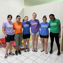 Me & my group in the Belize clinic