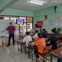 Teaching my first class!