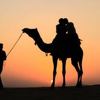 Camel Safari  - Visiting Jaisalmer During the Volunteer Work In Jaipur