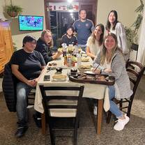 Dinner at the house