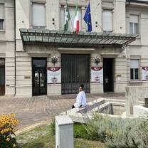 In front of the San Matteo Hospital 