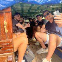 Riding in a dala dala