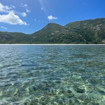 View of Coconut Beach at Lizard Island