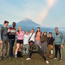 Sunset hike in tanzania