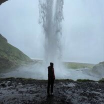 Seljalandsfoss waterfall!