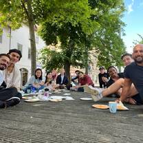 Brunch outside the Centre 