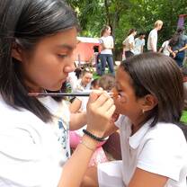 Face Painting with the Kids