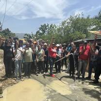 Completion of Water Trench