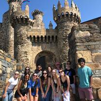 Exploring the castle in Ponferrada