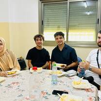 Breakfast at the center