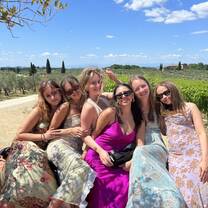 Interns at the Program Coordinated wine tour