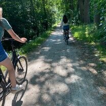 Biking is a big part of Dutch life. 