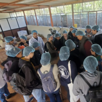 Visiting the quinoa factory