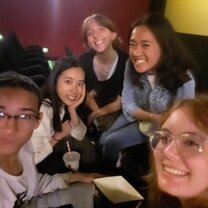 Watching the new Barbie movie together