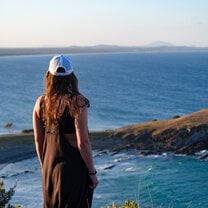 Taking in the views at Crescent Head