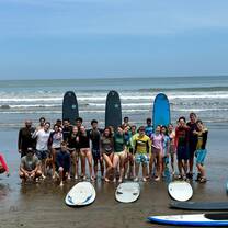 Surfing lesson
