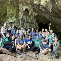 Our group after caving!