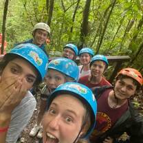 Zip lining!