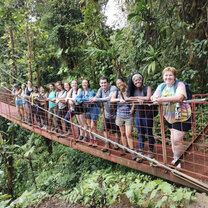 My program group at the Monteverde Cloud Forest Reserve.