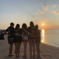 Sharkies at sunset 