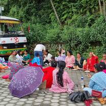Picnic on our school tour