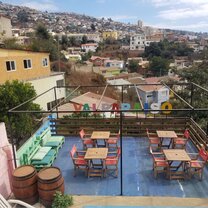 A view of Cerro Bellavista near Pablo Neruda’s house