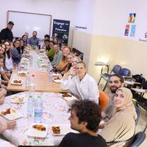 Dinner at the center