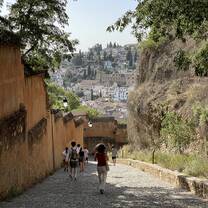 walk down from Alhambra