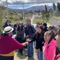 Marianna, an indigenous woman, taught us about certain herbs that are used to heal her village! 