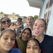 picture with the girls 