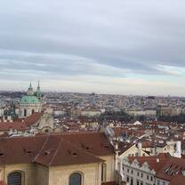 View from the starbucks next to Prague Castle