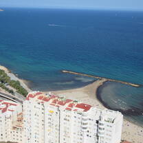 View of the water form the top of the Castillo de Santa Barbara