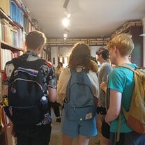 Visiting a bookstore in Beijing