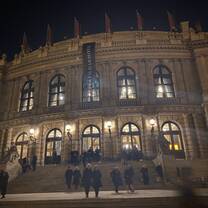 Rudolfinum after a Czech Philharmonic concert.