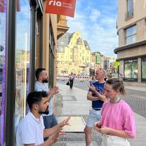 Meeting people in Halle 