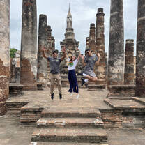 At Sukhothai Historical Park, our placement town.