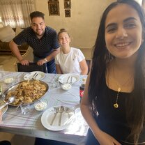 Mansaf at my language partner's house 