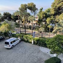 Outside orientation hotel in Ospedaletti (near San Remo)