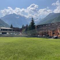 School yard in Ponte di Legno