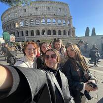 Roommates in front of the Colosseum! 