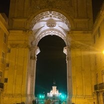 Famous Arch in Lisbon