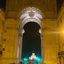 Famous Arch in Lisbon