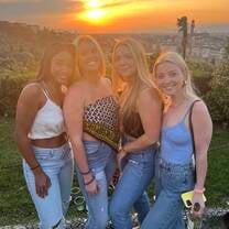 Sunset at the steps of Michealangelo 